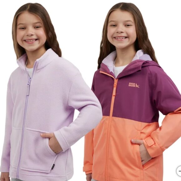 NWT Eddie Bauer Youth 3-in-1 Jacket - Picture 2 of 8
